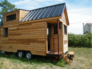 La Tiny house de Laetitia est construite sur une remorque.