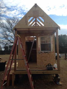 Les étapes de construction de la future Tiny house de Christian et Alexis.