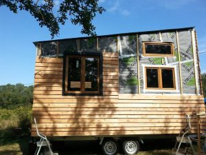 Crédit photo: Lucas Tiny house-ma maison qui roule. Un beau projet d'auto construction.