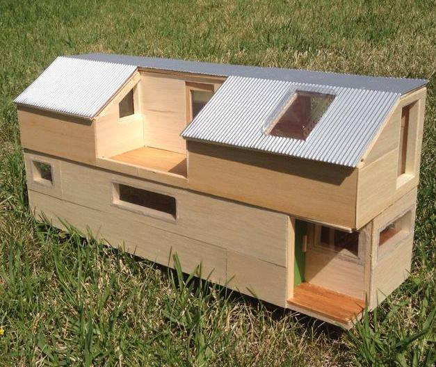 Maquette de la future Tiny house de Lisa.