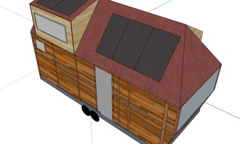 Le projet maquette de Tiny house de Lars.
