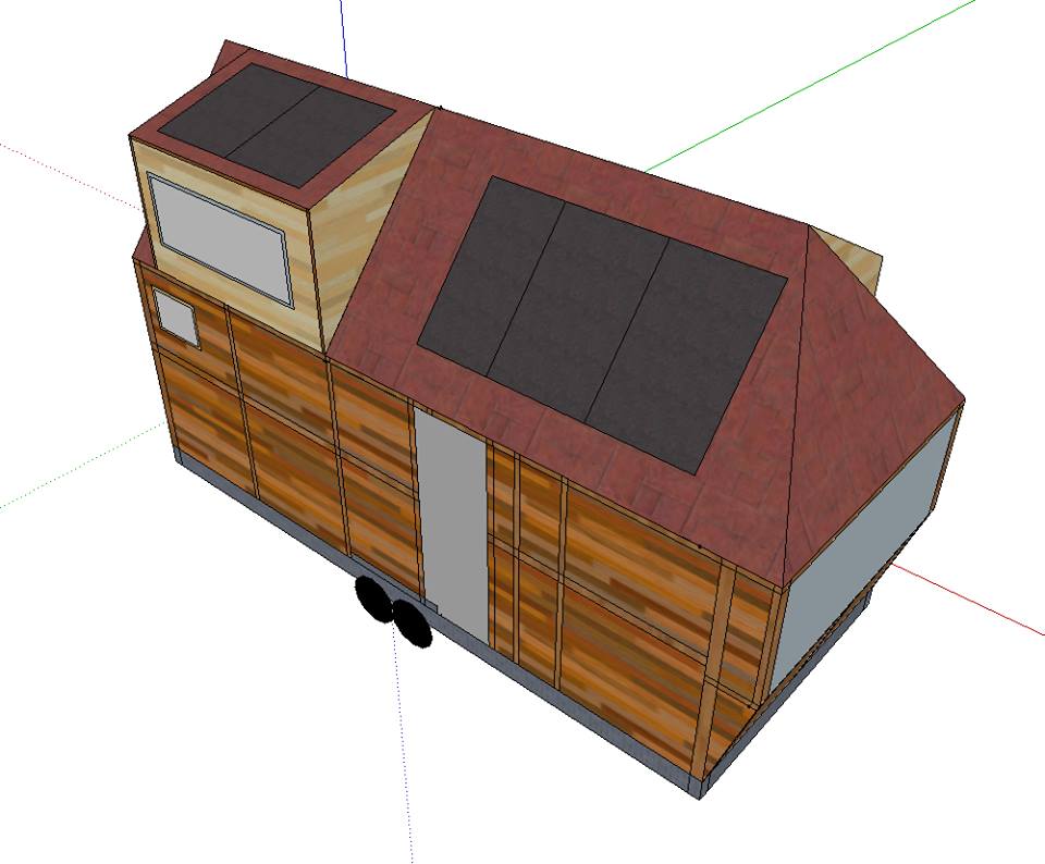 Le projet maquette de Tiny house de Lars.