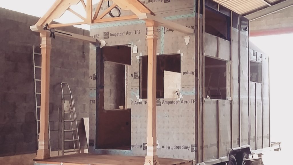 Photo crédit :Linvingston Auto-construction de Tiny house.