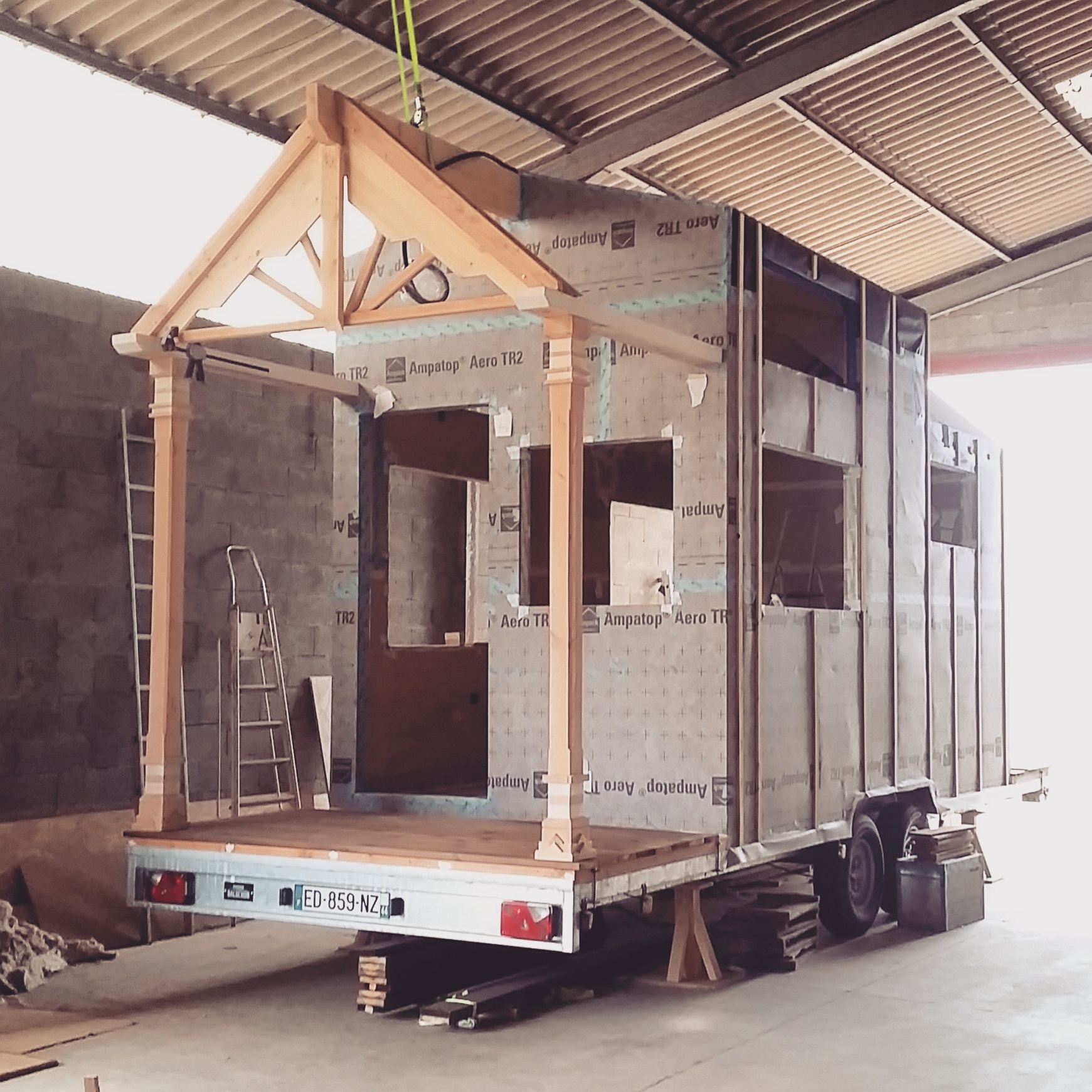 Photo crédit :Linvingston Auto-construction de Tiny house.